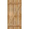 Ekena Millwork Spaced Board-n-Batten Shutters w/Z-Bar, Rough Sawn Western Red Cedar, 23W x 47H, PR RBS06Z23X047RWR - alternate 4